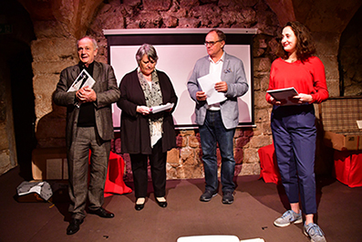 Thomas Sertillanges, Danielle Mazens, Denis Roger-Vasselin, Eva Timsit, 1er prix Catégorie Prose